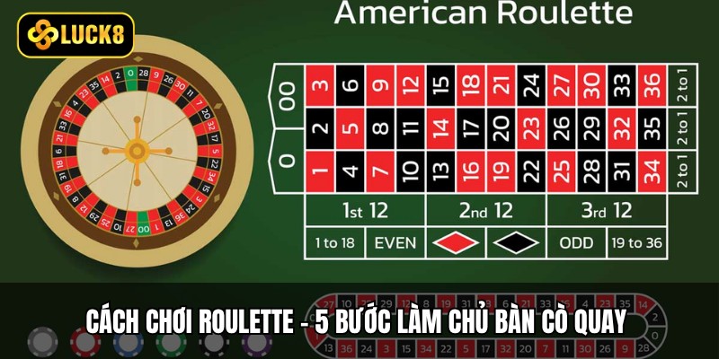 Cách Chơi Roulette - 5 Bước Làm Chủ Bàn Cò Quay 