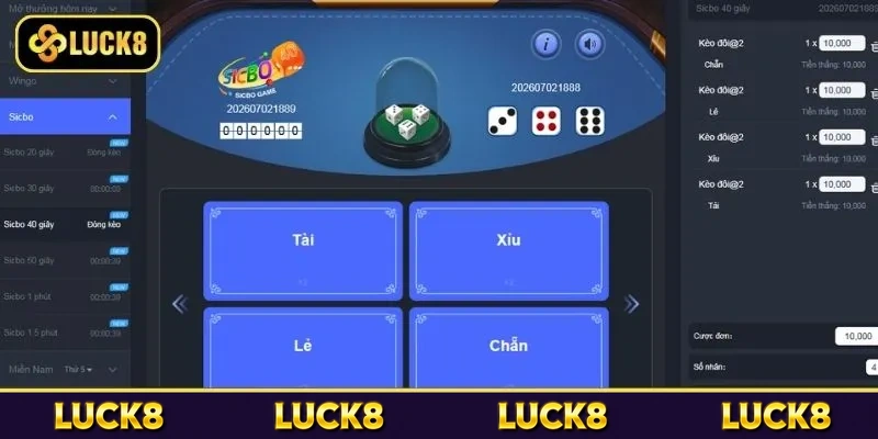 Các hình thức dự đoán tại Xổ số Luck8