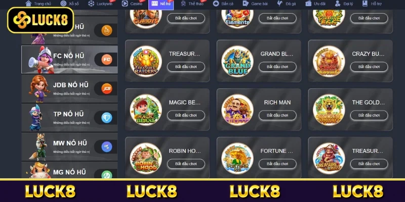 Hiểu rõ về nổ hũ Luck8